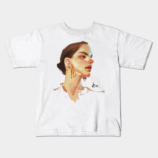 My painting girl Kids T-Shirt